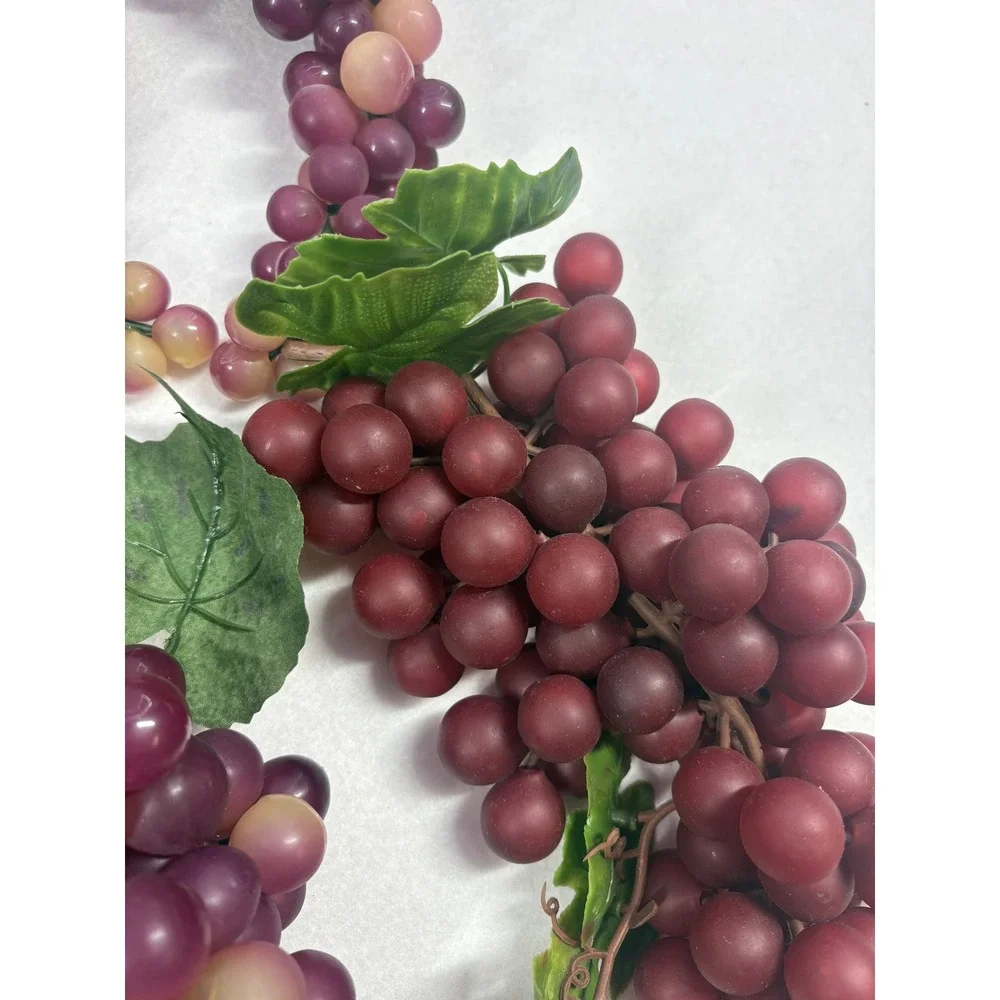 Artificial Grape Clusters‎ Lot 22pc Purple Green Red Home Decor 90s